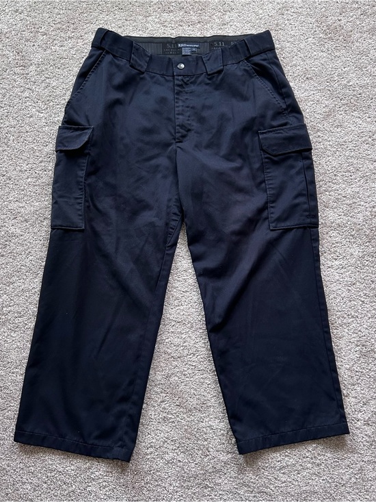 5.11 Tactical Other - 5.11 Tactical Series Mens Cargo Pants Black Work Trousers Size 38 Rugged Utility
